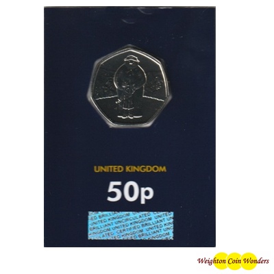 2019 BU 50p Coin (Card) - The Snowman